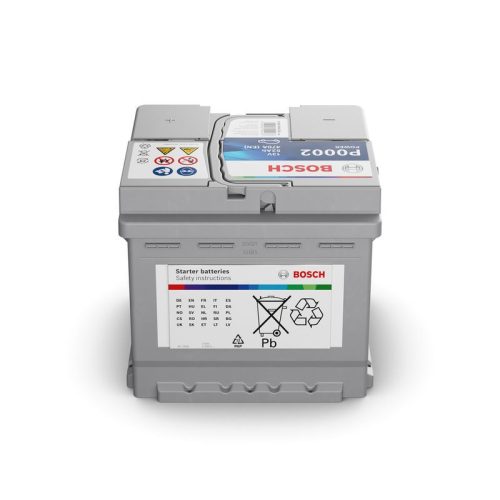 Bosch Power - 12V 52 Ah - autó akkumulátor - jobb+
