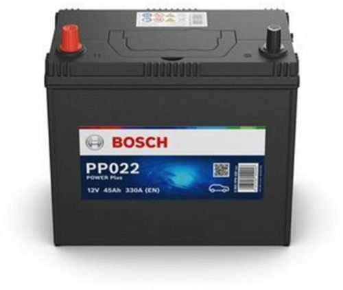 Bosch Power Plus - 12V 45 Ah - autó akkumulátor - bal+   "ázsiai"vékonysarus