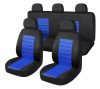 01198 9-teiliges universelles Sitzbezug-Set - 2-fach geteilt, Airbag-kompatibel - blau-schwarz 203-6BBL-AZ