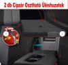 01228 9-teiliges universelles Sitzbezug-Set - 2-fach geteilt, Airbag-kompatibel - rot-schwarz 203-6BR-AZ