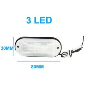   AE-LA569W 12-24V, 0.02A, 0.56W szélességjelző/helyzetjelző fehér 