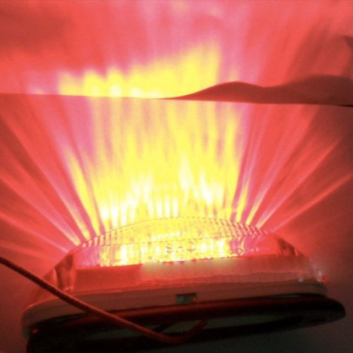 AE-LA570R 24V, 0.02A, 0.56W szélességjelző/helyzetjelző piros "E" jellel