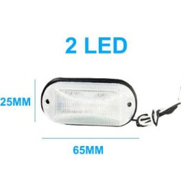   AE-LA570W 24V, 0.02A, 0.56W szélességjelző/helyzetjelző fehér "E" jellel  