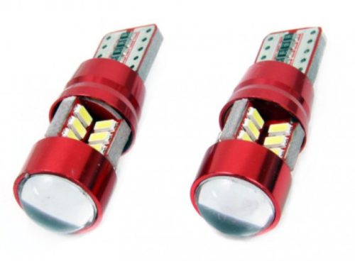 LED CANBUS 27SMD T10e (W5W) White 12V/24V 01446