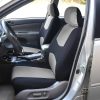 9-teiliges, an 2 Stellen teilbares, universelles Sitzbezug-Set mit Airbag – Grau-Schwarz AD008G