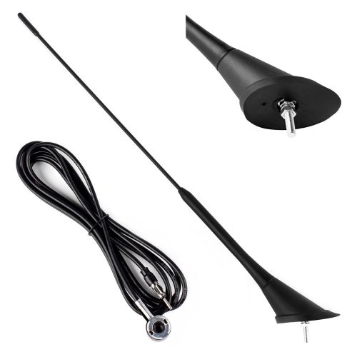 Rádió antenna 12V, 3m kábel, 40 cm árbóccal, 01507