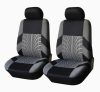 AD9521-2FGR 2-teiliges universelles Sitzbezug-Set 1+1 mit Airbag – Grau-Schwarz