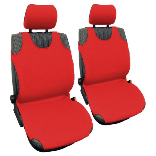 2-teiliges Trikot-Sitzbezug-Set – Dünnes Material – Rot