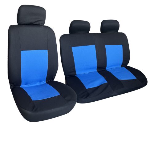 01693 1+2 Lieferwagen-Sitzbezug – Schwarz-Blau