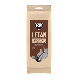 LETAN WIPES Bőrkárpitos törlőkendők, K2-01920