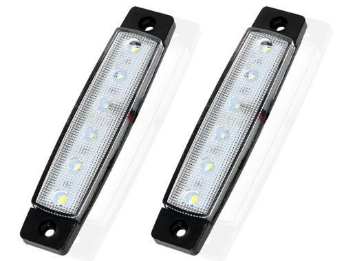 25170 Breitenleuchte 6LED - Weiß - E-Kennzeichnung - 12-24V