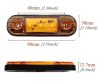25071 Breitenleuchte 3LED - Rot - 12-24V