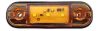 25088 Breitenleuchte 3LED - Gelb - 12-24V