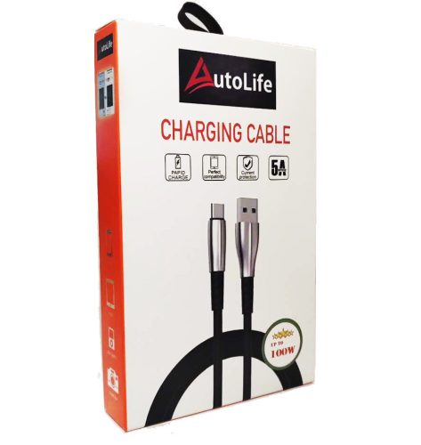 12101 5A 100W Schnellladedatenkabel USB - TYPE-C - 1 Meter 121BK-C