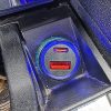 07AC+ 13016 Autós gyorstöltő - 48W - Quick Charge 3.0 - 12-24V LED Ambiance