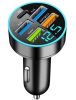 13139 M57 Auto-Ladegerät + Voltmeter - 4USB + USB-C - PD+2 SUPER+QC3.1+3.1 - 12-24V