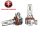 AL-H11 LED Autoscheinwerfer - 12V -40W - 4000lm - CANBUS Paar Plug & Play IP68 REF : Pilot 57700 12V Halo LED Cyber Series