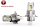 AL-H4 LED Autoscheinwerfer - 12V - 40W - 4000lm - CANBUS Paar Plug & Play IP68 REF: Pilot 57700 12V Halo LED Cyber Series