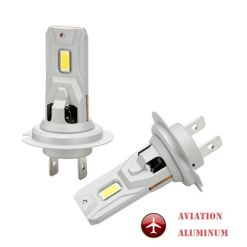 AL-H7 LED Autós Fényszóró - 12V - 40W - 4000lm - CANBUS párban Plug & Play IP68 REF:Pilot 57700 12V Halo Led Cyber Series