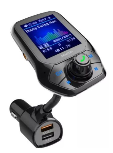 Multifunkcionális autós MP3 lejátszó - digitális kijelzővel / Bluetooth transzmitter