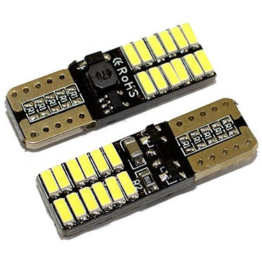 SMD-T10-24SMD 2er-Set - weiß - 12V CANBUS