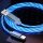 TYPE-C beleuchtetes LED-Ladekabel - in Blau