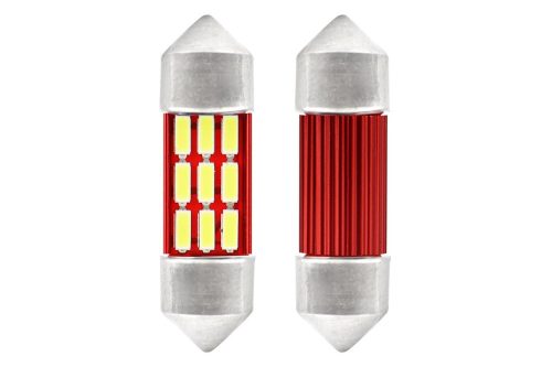SMD-XM0029 31MM-9SMD Sofitten-LED Canbus mit Kühlkörper 12V - ohne Polarität