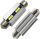 SMD-XM0019-1 36MM-2SMD Sofitten-LED Canbus 12V 2xCREE