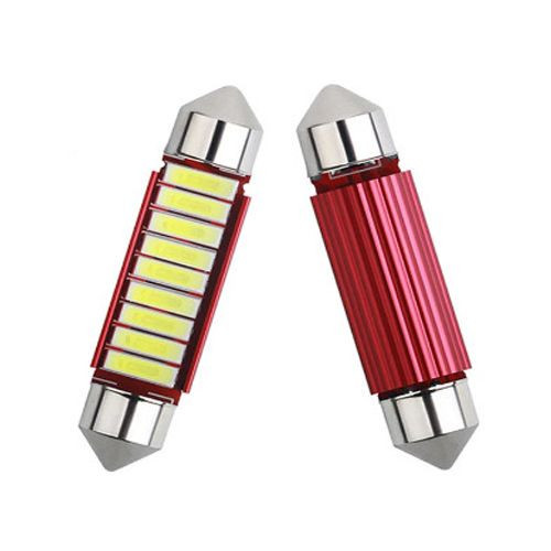 SMD-XM0029-3 41MM-9SMD Sofitten-LED Canbus mit Kühlkörper 12V - ohne Polarität