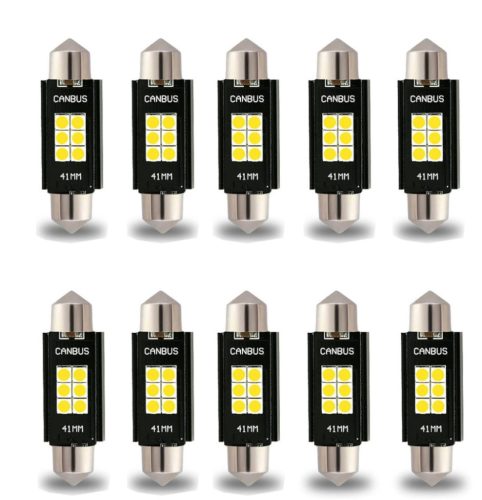RSJ-306SMD-31 - 10er-Set 31MM-3030-6SMD Sofitte - CANBUS - 12-24V mit Kühlkörpern