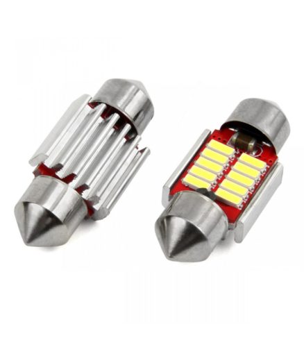 SMD-ROOF-10SMD-31 - 2er-Set 31MM Sofitte LED 12V mit Kühlkörper CANBUS