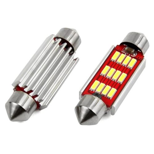 SMD-ROOF-10SMD-39 -2er-Set 39MM Sofitte LED 12V mit Kühlkörper CANBUS
