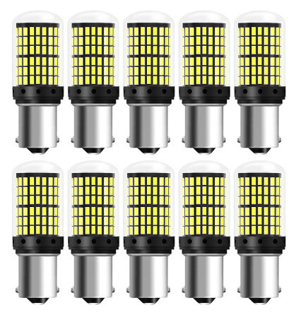 22049 1156-144SMD 10 Stück 21 Watt - Weiß - 12-80 Volt CANBUS