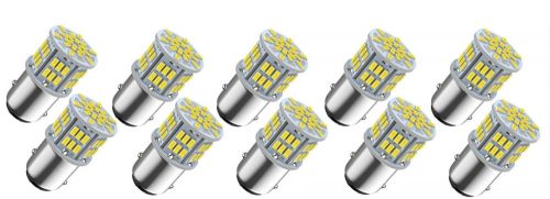 SMD-S25-3054SMD - 10 Stück 21/5 Watt 1157-54SMD - Weiß - 12 Volt