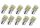 SMD-S25-3054 - 10 Stück 21 Watt 1156-54SMD - Weiß - 12 Volt