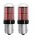 22285 SMD-1156-144SMD 2 Stück 21 Watt - Rot - 12-48 Volt CANBUS
