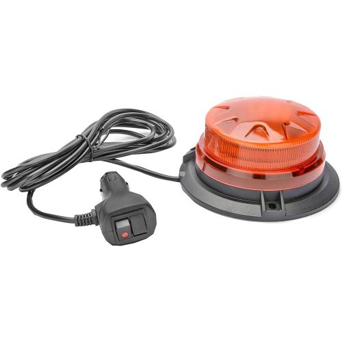 23015 W15746 LED Gelbes Blinklicht 12-24V magnetisch niedrig - E-Zeichen - 8 Funktionen