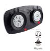 23039 LED Gelbes Dachblinklicht/Mini Lichtbalken magnetisch - 10 Funktionen - 12/24V LTF-60S Amber E9
