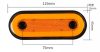 25224 Breitenleuchte 20LED - Gelb - E-Kennzeichnung - 12-24V