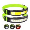 27099 Bewegungsmelder-USB-Außen-Stirnlampe - wasserdicht - leistungsstarke COB-LED-Lampe mit Notlichtfunktion