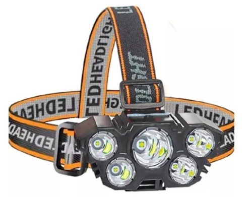 27112 L-T21 USB-Stirnlampe - leistungsstarke COB-LED-Lampe mit 4 Funktionen