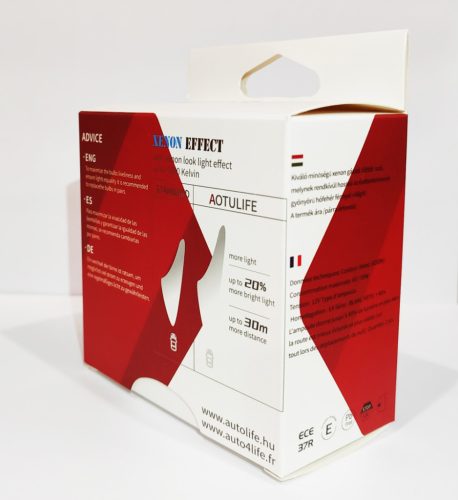 28058 +40% emelt fényerővel 2 DB-os H7 Fehér izzó - 100W 12V