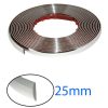 15 Meter langer, 25 mm breiter Chrom-Zierstreifen KCS-A-25