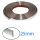 15 Meter langer, 25 mm breiter Chrom-Zierstreifen KCS-A-25