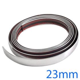    3m hosszú 23mm széles díszcsík Króm / Ezüst KCS-A23-101-A102