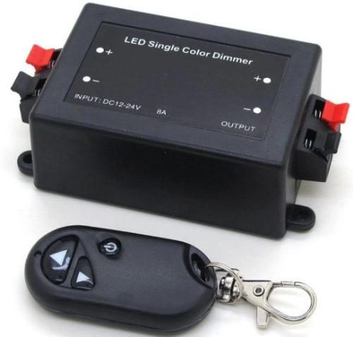 30075 LED-Streifen-Dimmer mit Fernbedienung 12/24V