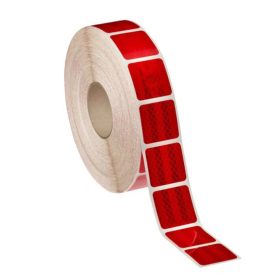  36060 Fényvisszaverő szalag - szakaszos - “E” jeles - piros - 45m*5cm 