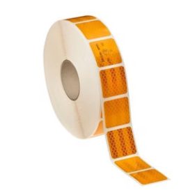   36077 Fényvisszaverő szalag - szakaszos - “E” jeles - sárga - 45m*5cm 