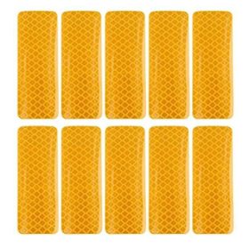   10DB-os Fényvisszaverő csík narancssárga  A36138 30cm x 5cm