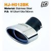 Abgeschrägtes Auspuffendstück Oval KPV-HJH012BK